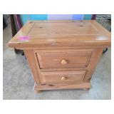 Broyhill Wooden Two-Drawer Nightstand