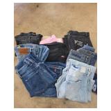 Jeans and Denim Apparel in Various Sizes