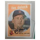 Autographed Ike Delock Boston Red Sox Baseball Pho