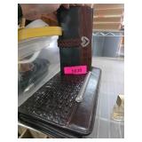 Brighton Brown Leather Wallets With Braided and Te