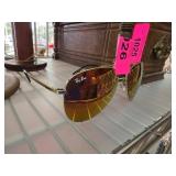 Ray-Ban Gold Aviator Sunglasses with Mirrored Lens