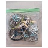 Bag of Fashion Jewelry and Costume Accessories