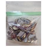 Costume Jewelry Mix in Resealable Bag