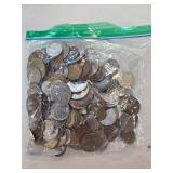 Bag of Mixed World Coins in Various Denominations