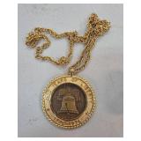 Commemorative 200 Years of Liberty Pendant with Ch