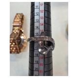 Sterling Silver Knot Design Ring, Size 7.5