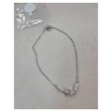 Sterling Silver Bracelet with Cubic Zirconia