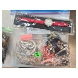Jewelry Including Watch and Assorted Necklaces
