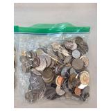 Bag of Assorted Foreign Coins