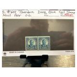 U.S. #602 Theodore Roosevelt 5-Cent Dark Blue Coil
