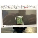 US #452 1-Cent Washington Green Coil Stamp, Mint,