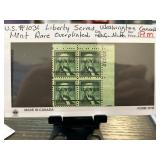 US #1031 Liberty Series Washington Mint Overprinte