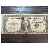 1935 Series G $1 Silver Certificate Currency Note