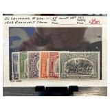El Salvador #606-611 Mint Stamp Set, 1948 Roosevel