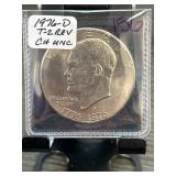 1976-D Eisenhower Dollar, Type 2 Reverse, Choice U