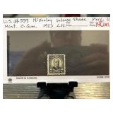 US #559 McKinley Intense Shade Mint Stamp, 1923, P
