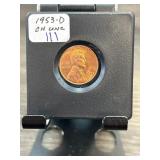 1953-D Lincoln Wheat Cent in Choice Uncirculated C