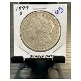 1899-S Morgan Silver Dollar in Holder