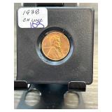 1938 Lincoln Wheat Cent in Choice Uncirculated Con