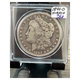 1894-O Morgan Silver Dollar in Protective Case
