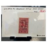 US 1945 $1 Revenue Stamp, High Grade