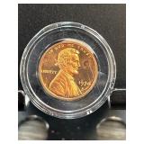 1974-S Lincoln Cent Proof in Protective Display Ca