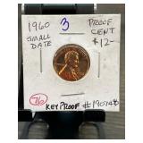 1960 Small Date Lincoln Cent Proof Coin