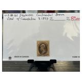 U.S. #161 Jefferson Continental Brown Stamp with C