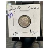 2000 Silver Proof Roosevelt Dime in Holder