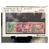 Pitcairn Islands #1-3 VF Mint 1940 First Issue Sta