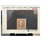 US #R1 First Revenue Stamp from 1862 in Fine Condi