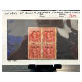 US 1947 Block of 4 Revenue Documentary Stamps, Sty