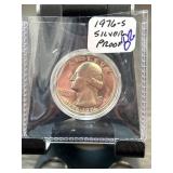 1976-S Silver Proof Washington Quarter Bicentennia