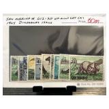 San Marino #612-620 VF MNH 1965 Dinosaur Stamps Se