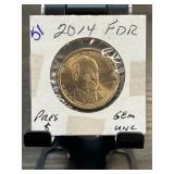 2014 Franklin D. Roosevelt Presidential $1 Coin in