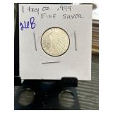 Golden State Mint 1 Troy Ounce .999 Fine Silver Ro