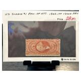 1862 U.S. 1st Issue Revenue Stamp Power of Attorne