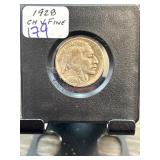 1928 Buffalo Nickel in Choice Very Fine Condition