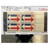 US #E23 Special Delivery Mint Plate Block of 4