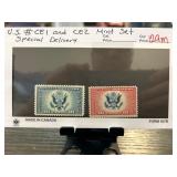 US Scott CE1 and CE2 Special Delivery Mint Stamp S
