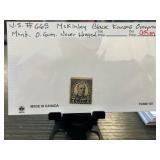 US #665 McKinley Black Kansas Overprinted Mint O.G
