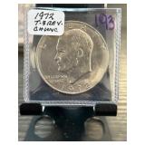 1972 Eisenhower Dollar Type 3 Reverse in Protectiv