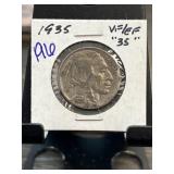 1935 Buffalo Nickel in VF-EF Condition