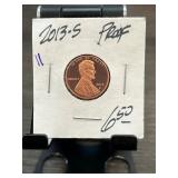 2013-S Lincoln Shield Cent Proof in Protective Hol