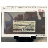 Russia 1932 Zeppelin Airmail 15 Kopecks Stamp