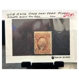US #R246 Rare Part Perf Five-Cent Revenue Stamp Si