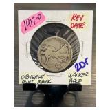 1917-D Walking Liberty Half Dollar Key Date with O