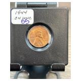 1944 Lincoln Wheat Cent Graded CH UNC 55
