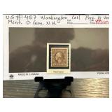 US #457 Washington Coil Stamp, Mint, Perf 10 Vert.