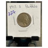 1917-S Buffalo Nickel in Protective Holder